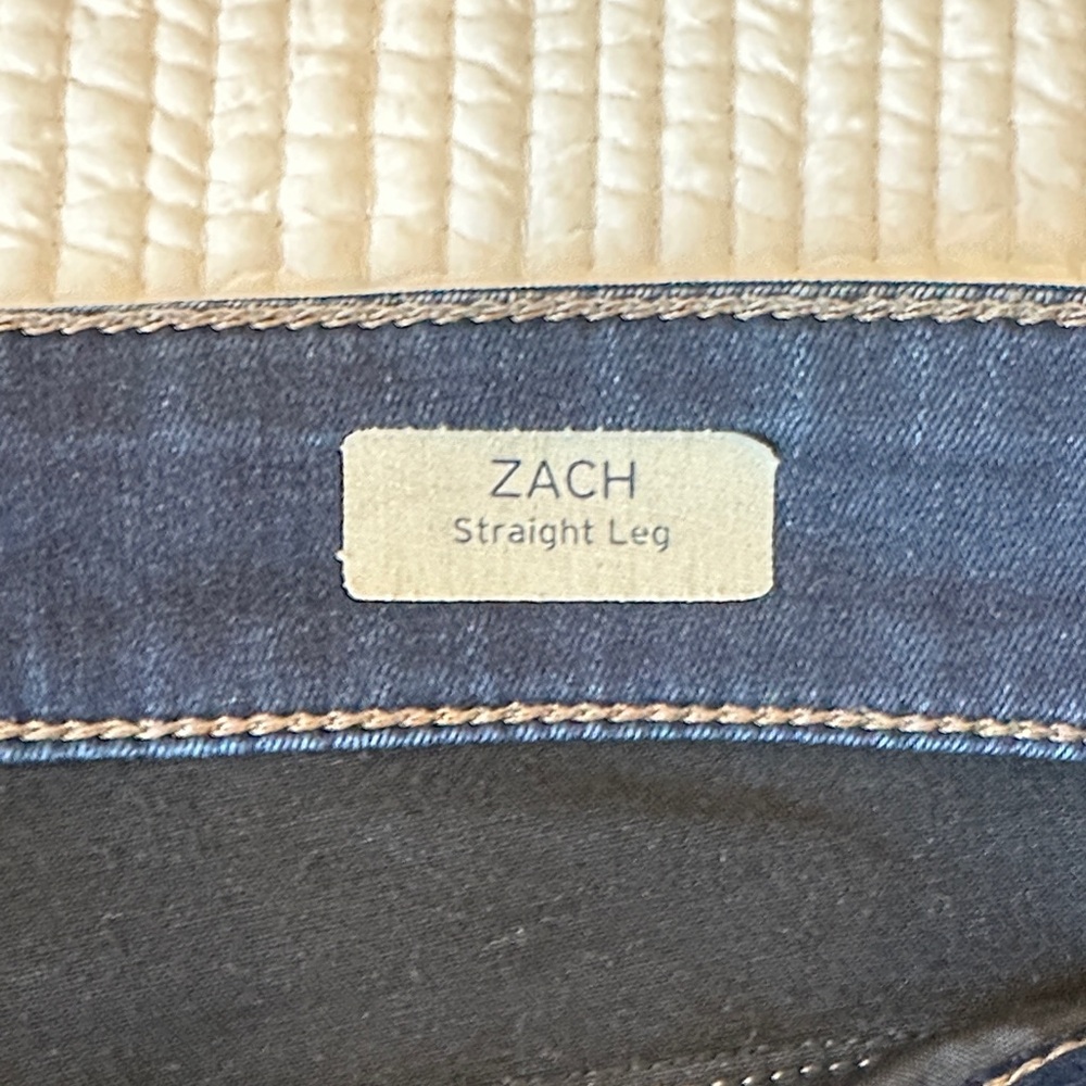 Mavi Men's Blue Jeans Deep Indigo Zach Straight Leg 36/30 - Picture 7 of 11
